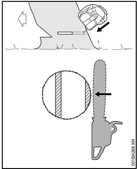 STIHL MSE 170 C, 190 C, 210 C, 230 C - A) Troncs de faible diamètre - 2