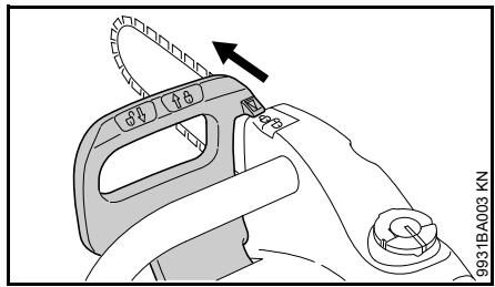 STIHL MSE 170 C, 190 C, 210 C, 230 C - Blocage de la chaîne - 1