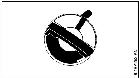 STIHL MSE 170 C, 190 C, 210 C, 230 C - Ouverture du bouchon du réservoir - 3