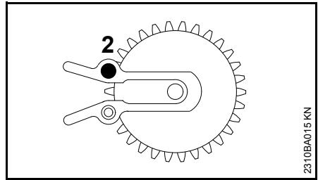 STIHL MSE 170 C, 190 C, 210 C, 230 C - Montage de la rondelle de tension - 2