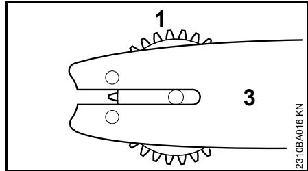 STIHL MSE 170 C, 190 C, 210 C, 230 C - Montage de la rondelle de tension - 3