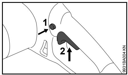 STIHL MSE 170 C, 190 C, 210 C, 230 C - Mise en marche - 2