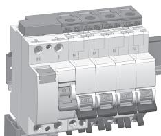 LEXMAN Tableau électrique nu 1 rangée 13 modules . 480014-480015-480016-480017 - * Barre de pontage sécable pour disjoncteurs à bornes automatiques - 1