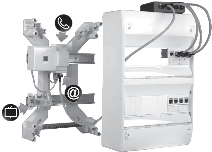LEXMAN Tableau électrique nu 1 rangée 13 modules . 480014-480015-480016-480017 - Installer leur tableau de communication - 23