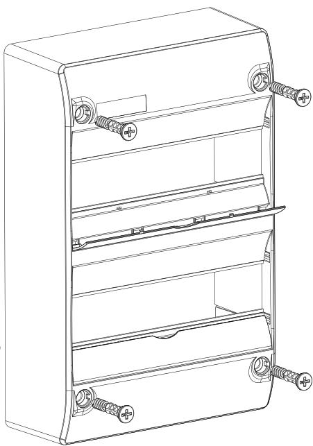 LEXMAN Tableau électrique nu 1 rangée 13 modules . 480014-480015-480016-480017 - ET DE LA PORTE - 3