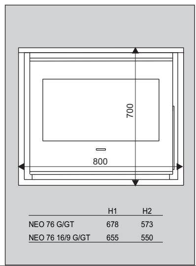 SUPRA NEO 76 G / GT NEO 76 16/9 / GT - Si I'appareil est équipé d'une distribution d'air chaud - 2