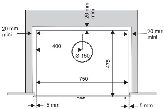 SUPRA NEO 76 G / GT NEO 76 16/9 / GT - Air de combustion raccordé - fixer la buse (fig. 2.1) - 3