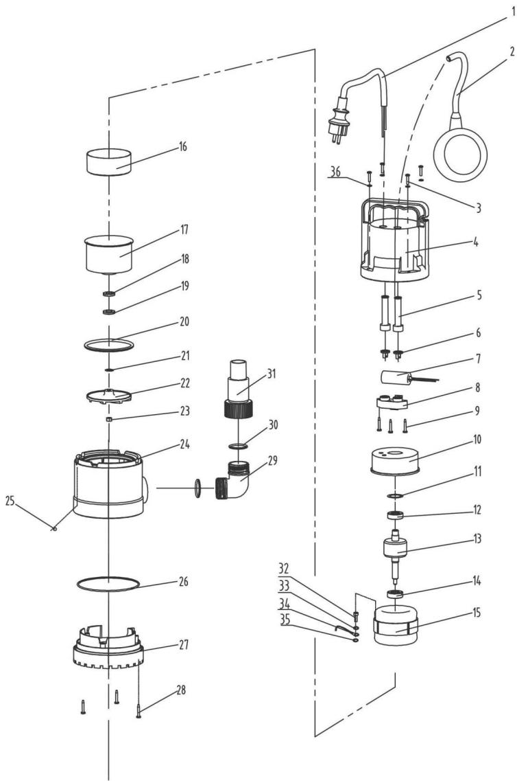 ADEO ZSPQ250-D (VC250ECL) - RÉPARATION - 1