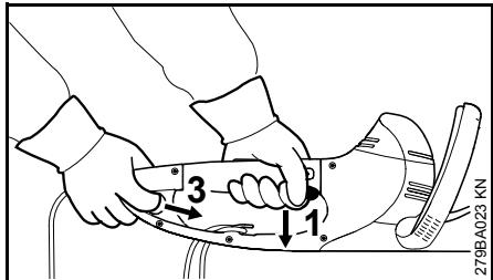 STIHL HSE 61, 71, 81 - Wylaczanie urzadzenia - 2