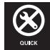 METABO W 22-180 MVT W 22-230 MVT WE 22-180 MVT WE 22-230 MVT WE 22-230 MVT Quick - Stringere/allentare il dato di serraggio quick (in funzione della dotazione) - 1
