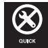METABO W 22-180 MVT W 22-230 MVT WE 22-180 MVT WE 22-230 MVT WE 22-230 MVT Quick - Festing/losning av Quick-spennmutter (modellavhengig) - 1