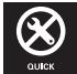 METABO W 22-180 MVT W 22-230 MVT WE 22-180 MVT WE 22-230 MVT WE 22-230 MVT Quick - Fixar/soltar a porca de aperto Quick (conforme equipments) - 1