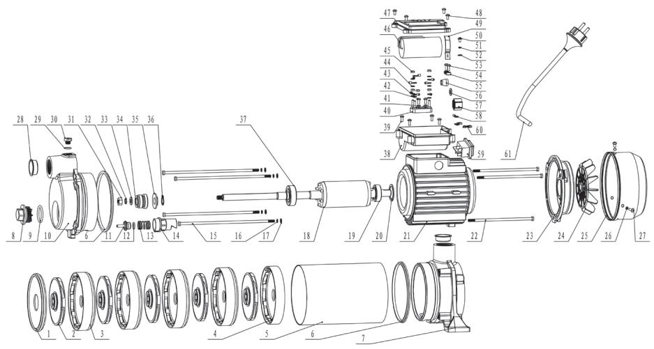 STERWINS 1300 JET SM5I-3 6000 L/H - Kb13MET KQPcETy - 1