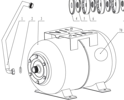 STERWINS 1300 WT 50 SM5I-3 6000 L/H - EXPLODED VIEW - 2