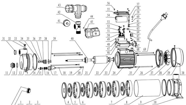 STERWINS 1300 WT 50 SM5I-3 6000 L/H - 3aMeHa Mem6paHbI Pnc. 5.2 - 1