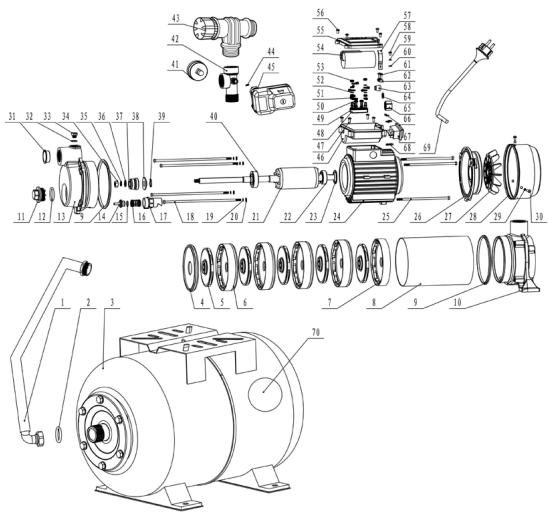 STERWINS 1300 WT 50 SM5I-3 6000 L/H - VISTA PORMENORIZADA - 1