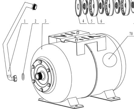 STERWINS 1300 WT 50 SM5I-3 6000 L/H - 3aMeHa Mem6paHbI Pnc. 5.2 - 2