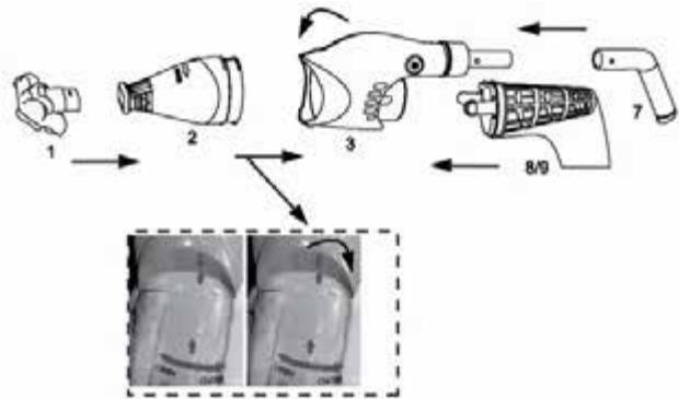 GRE ELECTRIC VAC VCB10 - MONTAJE PARA EL FUNCIONAMIENTO - 1