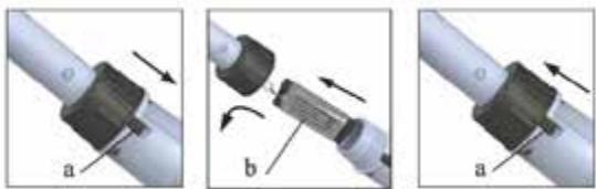 GRE ELECTRIC VAC VCB10 - COMMENT ENLEVER LA BATTERIE - 1