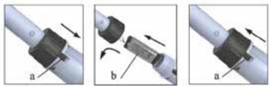 GRE ELECTRIC VAC VCB10 - COME RIMUOVERLA BATTERIA - 1