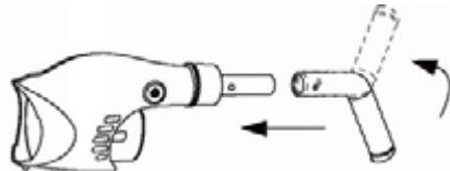 GRE ELECTRIC VAC VCB10 - Montaggio dell'irnpugnatura - 1
