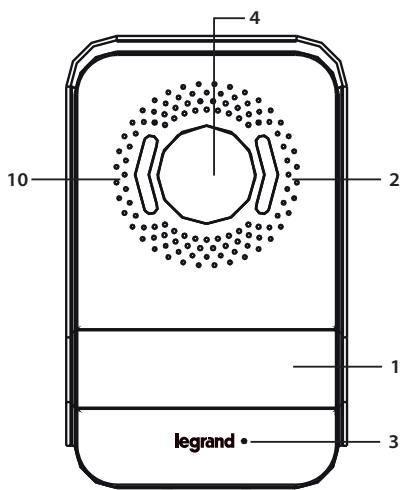 LEGRAND ECRAN SUPPLéMENTAIRE POUR VISIOPHONE MIROIR 369220 - Éléments du poste extérieur - 1
