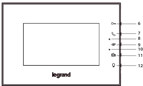LEGRAND ECRAN SUPPLéMENTAIRE POUR VISIOPHONE MIROIR 369220 - Éléments du poste interieur - 3