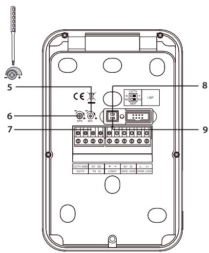 LEGRAND ECRAN SUPPLéMENTAIRE POUR VISIOPHONE MIROIR 369220 - Éléments du poste extérieur - 2