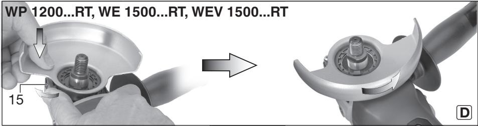 METABO W 1100-115 W 1100-125 W 1150-125 WP 1200-115 RT WP 1200-125 RT WE 1500-125 RT WE 1500-150 RT WEV 1500-125 RT WEV 1500-125 Quick RT - 8