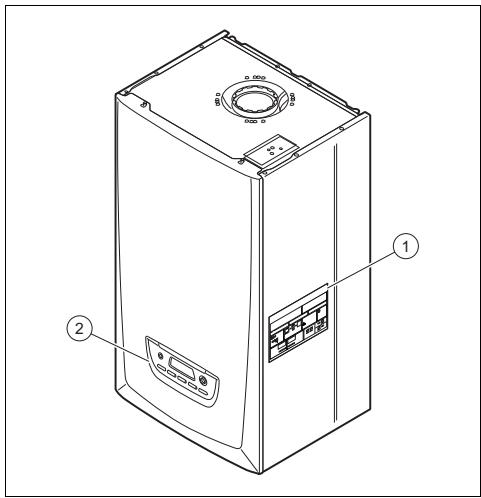 SAUNIER DUVAL THEMAFAST 25 KW - 25 -A (H-FR) 30 -A (H-FR) 30 -B (H-FR) 35 -A (H-FR) 35 -B (H-FR) - Structure du produit - 1