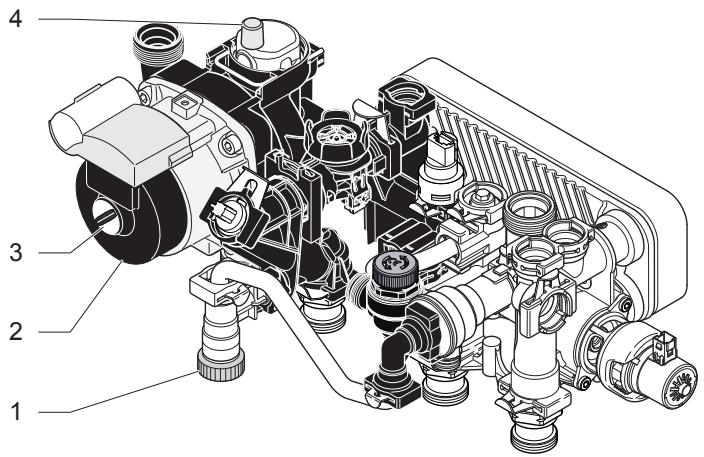 SAUNIER DUVAL THEMAPLUS CONDENS F 25 F 30 F 35 - Remplissage de l'installation de chauffage - 1