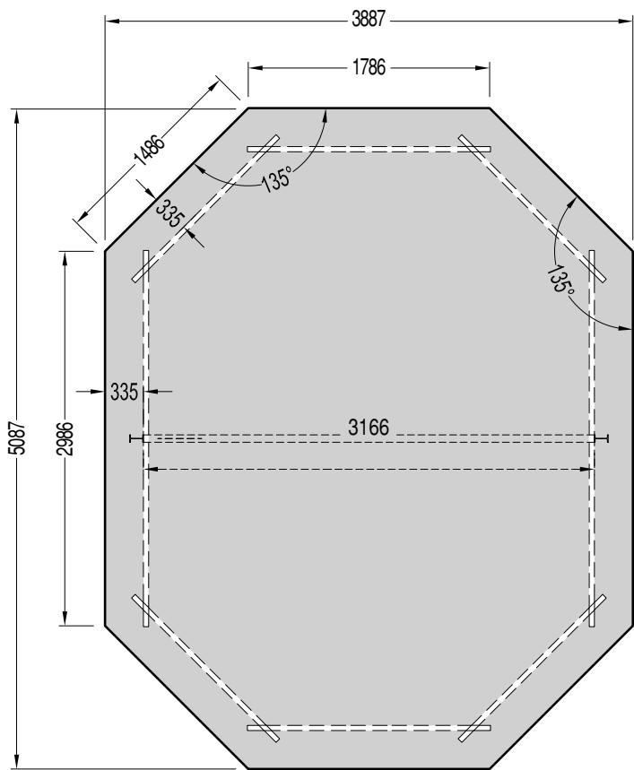 UBBINK SAMOA XL - 355x505- H130 cm XL - IMPORTANT: le richieste di assistenza al servizio post-vendita (SPV) sono trattate soltanto con i punti vendita. - 9
