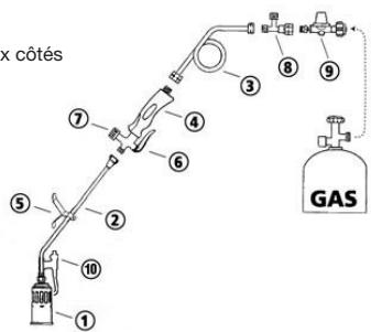 ROTHENBERGER ROMAXI PIEZO - DÉSIGNATION DES PIEÇES - 1