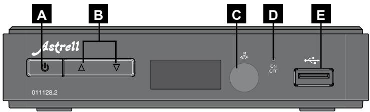 ASTRELL DéCODEUR TNT HD 011128.2 - - Descrição do commando - 2