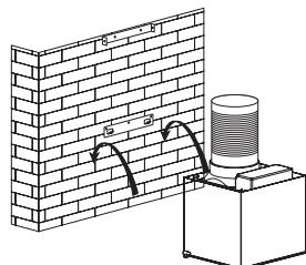 BRANDT BHB6602X - Fastgorelse pa væggen: - 3