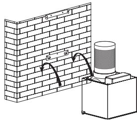 BRANDT BHB6602X - Fixing to the wall: - 3