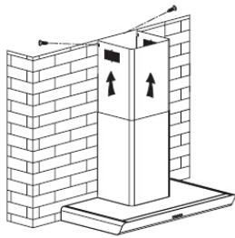 BRANDT BHB6602X - MONTAJE DE LA CHIMENEA - 3
