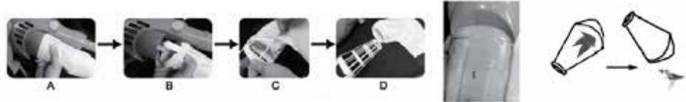 GRE VCB15 - Cleaning the cleaner after using the electric cleaner: - 1