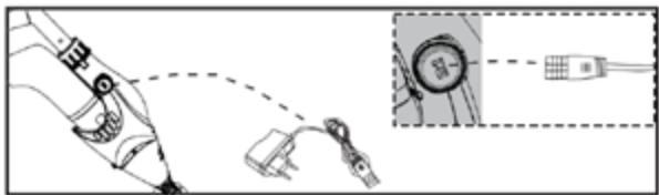 GRE VCB15 - Aufadeposition des Akkus - 1