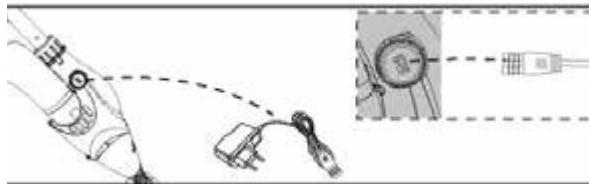 GRE VCB15 - Inställning für batteriladdning - 1
