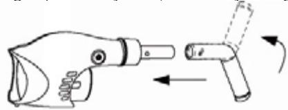 GRE VCB15 - Monteren van de handgreep: - 1