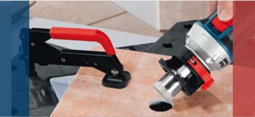 BOSCH GWS 24-230 - Il n'a jamais été aussi facile de couper et percer du carrelage : avec rapidité, précision et propre - 1