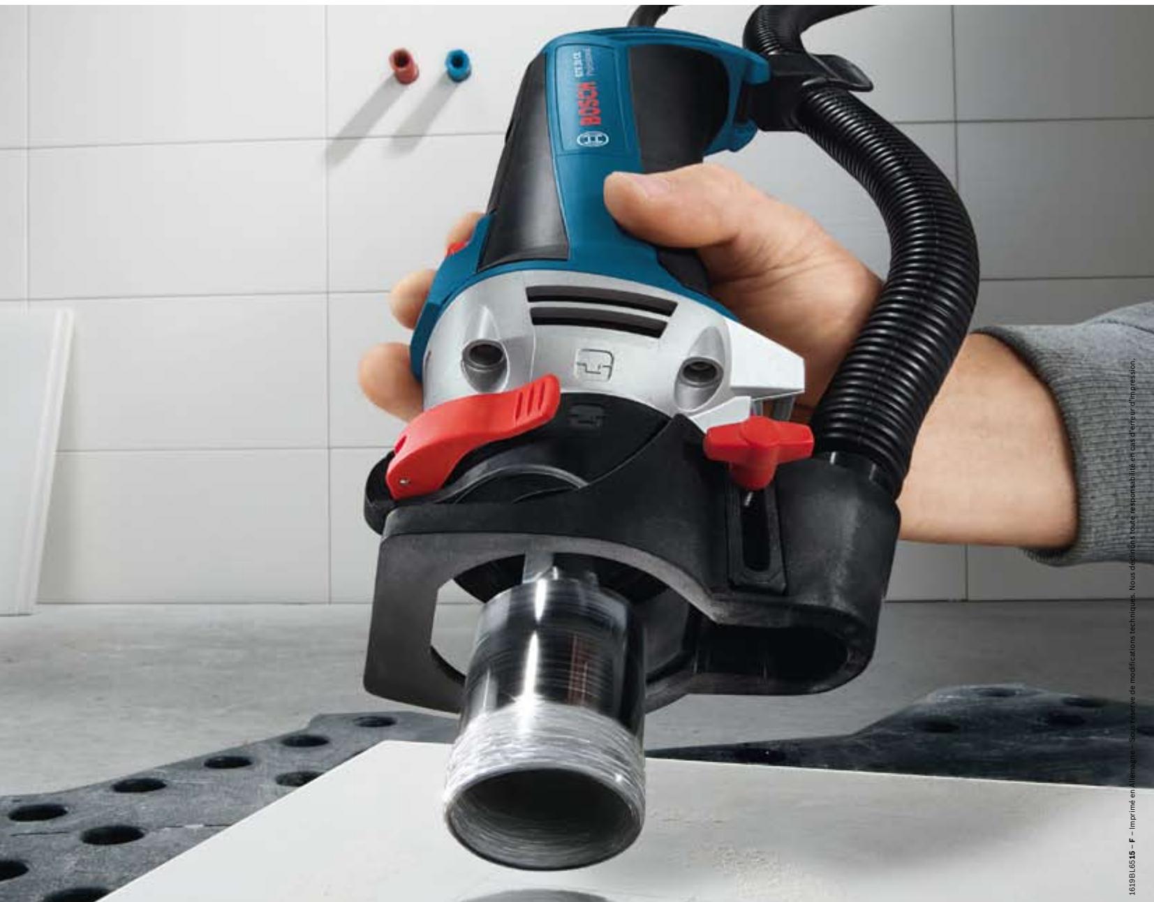 BOSCH GWS 24-230 - le moyen le plus rapide pour percer du carrelage - 1