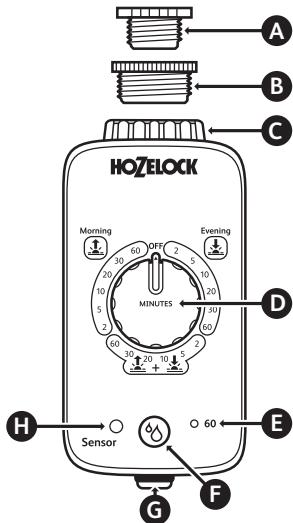 HOZELOCK SENSOR, 1 VOIES - 2212 - Sensor Controller - 1