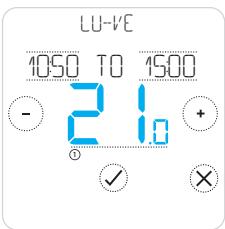 HONEYWELL HOME Lyric T6 et Lyric T6R - Utilisez et pour aller a PROGRAMME - 4