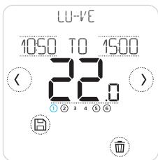 HONEYWELL HOME Lyric T6 et Lyric T6R - Utilisez et pour aller a PROGRAMME - 5