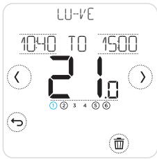 HONEYWELL HOME Lyric T6 et Lyric T6R - Utilisez et pour aller a PROGRAMME - 2