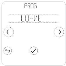 HONEYWELL HOME Lyric T6 et Lyric T6R - Utilisez et pour aller a PROGRAMME - 1