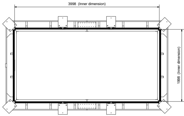 UBBINK RECTANGULAIRE L.4.5 X L.2.5 X H.1.4 M - Portata minima - 36