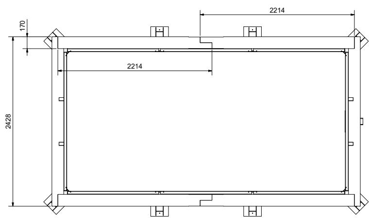 UBBINK RECTANGULAIRE L.4.5 X L.2.5 X H.1.4 M - Portata minima - 35